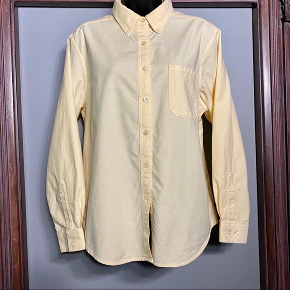 yellow women's dress shirt
